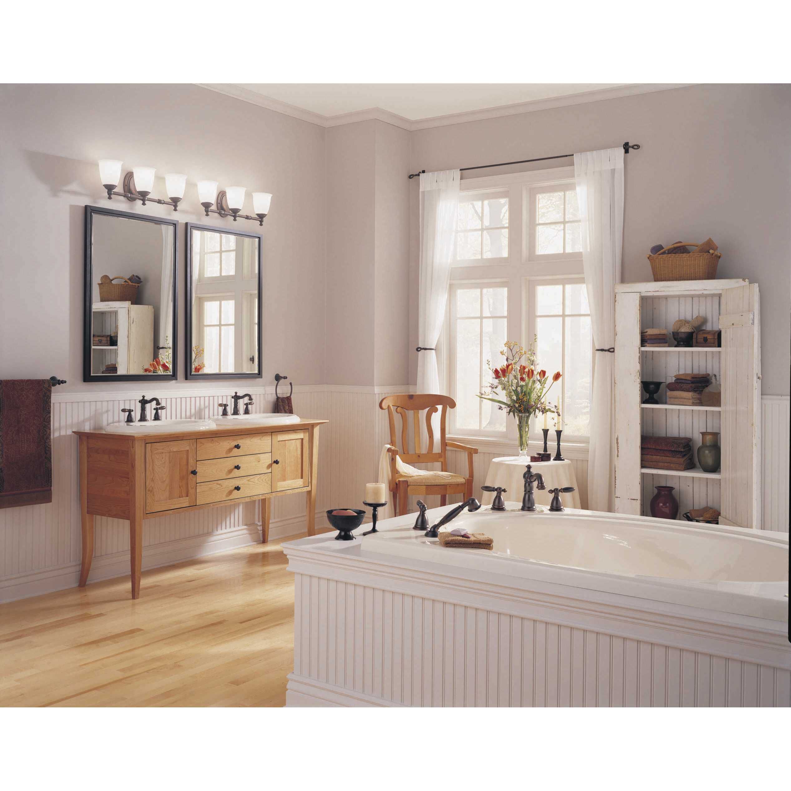 Juno 3 Light 25 inch Venetian Bronze Bath Vanity Wall Light, Delta